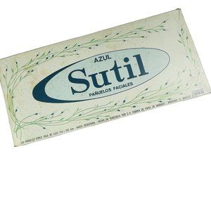Vintage NOS Facial Tissue Azulejo Sutil Maracay Venezuela Box Of 100
